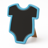 Baby Onesie Chalkboard Easel Sign for Baby Showers